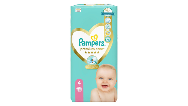 PAMPERS PELENE 4 (9-14 KG) 52 1 PREMIUM