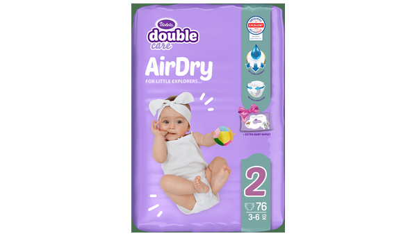 VIOLETA BABY PELENE 3 6 KG 76 KOM DOUBLE CARE AIR DRY MINI 2