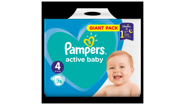 PAMPERS BABY PELENE 9 14 KG 76 KOM GIANT PACK MAXI 4