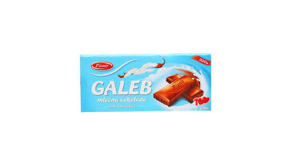 PIONIR GALEB MLIJEČNA ČOKOLADA 160 G