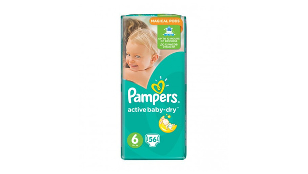 PAMPERS BABY PELENE 13 18 KG 56 KOM GIANT PACK 6