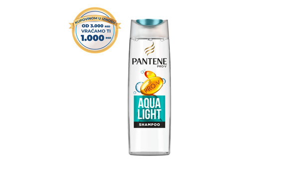 PANTENE ŠAMPON AQUA LIGHT 360 ML