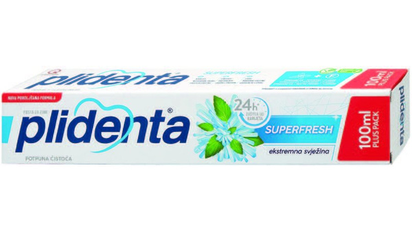 PLIDENTA PASTA ZA ZUBE SUPERFRESH PLUS 100 ML