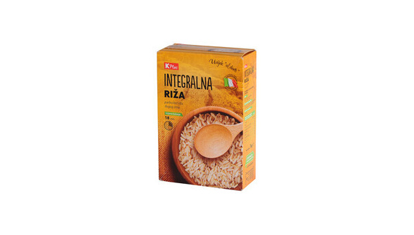 K PLUS RIŽA INTEGRALNA 1 KG KUT