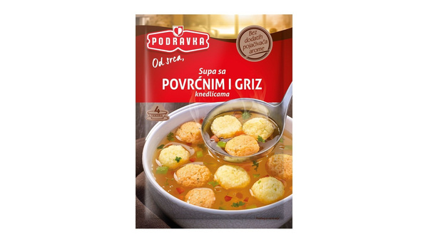 PODRAVKA JUHA S POVRTNIM I GRIS OKRUGLICAMA 56 G