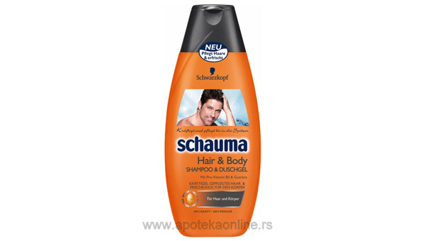 SCHAUMA ŠAMPON ZA KOSU SEABUCKTHORN 400 ML.