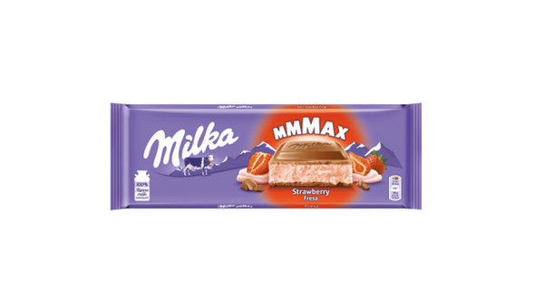 MIX-COMPANY MILKA ČOKOLADA JAGODA 300 G 12 1