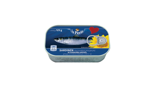 SARDINA LA PERLA BILJNO ULJE 125 G 50 1