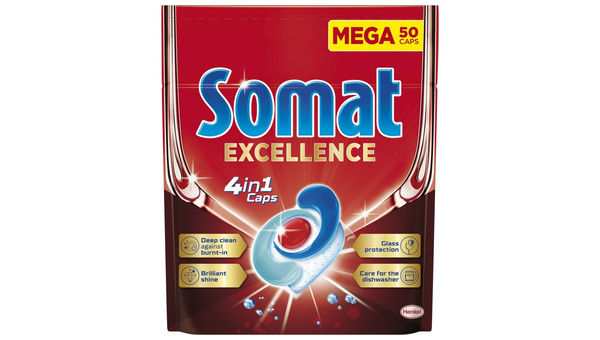 SOMAT DETERDŽENT ZA SUĐE EXCELLENCE 4 U 1 50 PRANJA