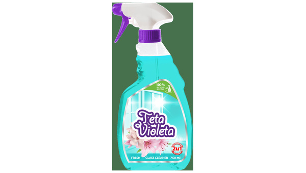 VIOLETA TETA STAKLOSJAJ FRESH TIRKIZ 750 ML+REFIL