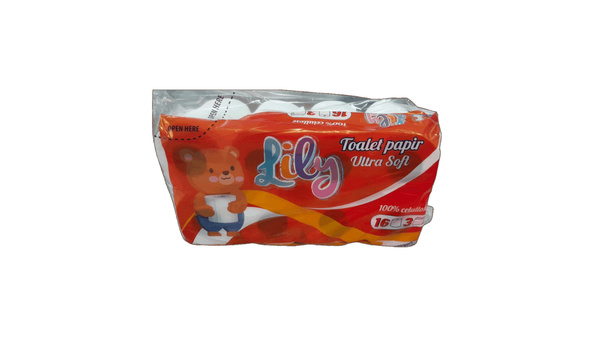 LILY TOALET PAPIR 16 1 ULTRA SOFT 3 SLOJA
