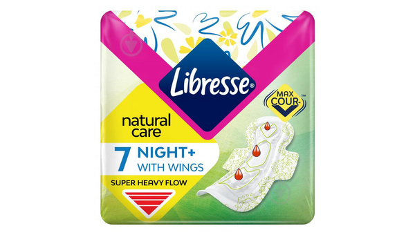 LIBRESSE HIGIJENSKI ULOŠCI NATURAL MAXI NIGHT 7 1