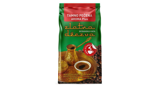 VISPAK ZLATNA DŽEZVA MLJEVENA KAVA / KAFA TAMNO PEČENA 400 G
