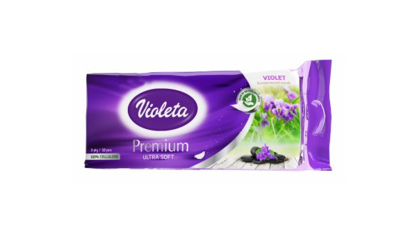 VIOLETA TOALETNI PAPIR LJUBIČICA 3 SLOJA. 10 1