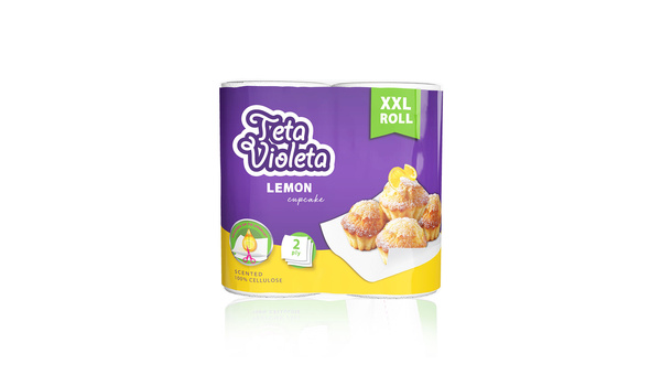 VIOLETA UBRUS LEMON CUPCAKE DVOSLOJNI 2 1