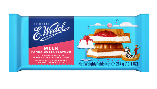 WEDEL ČOKOLADA PANNA COTTA PUNJENJE 287 G