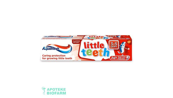 AQUAFRESH PASTA ZA ZUBE AQ KIDS LITTLE TEETH 3-5 50 ML