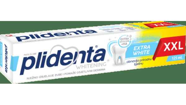 PLIDENTA ZUBNA PASTA 125 ML EXSTRA WHITE