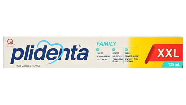 PLIDENTA PASTA ZA ZUBE FAMILY 125 ML MAX PACK