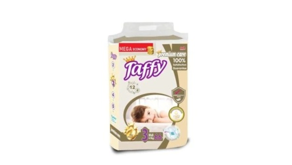 TAFFY BABY PELENE 4 9 KG 66 KOM MEGA PACK MIDI 3