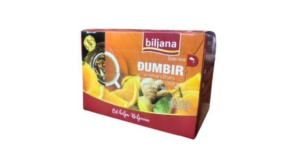 BILJANA ČAJ 60 G NARANDŽA ĐUMBIR