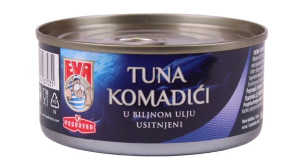 EVA TUNJ U ULJU 115 G KOMADIĆI 115 G