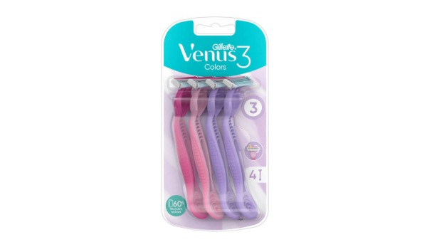 GILLETTE BRIJAČ VENUS3 COLORS 4 KOM